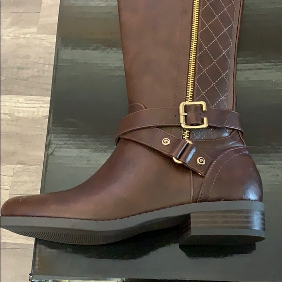 G by Guess haydin Leather Round Toe Knee High - Picture 6 of 10